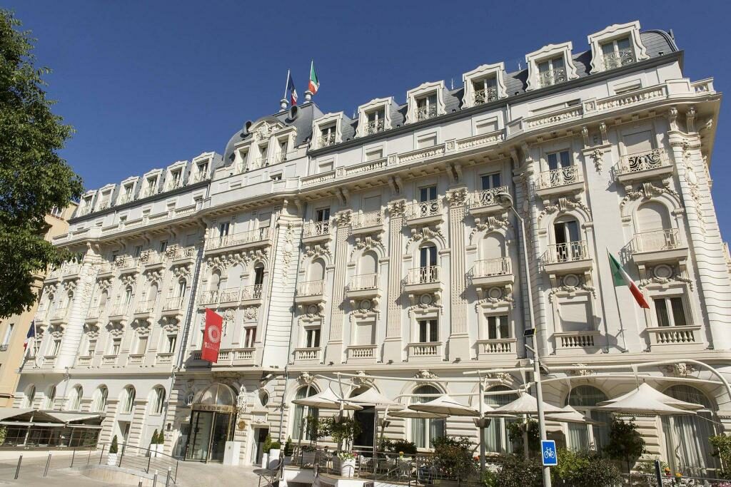 A White Color Building With Old Architecture