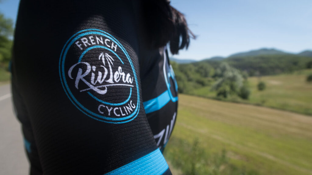 A French Riviera Cycling Patch on a Uniform