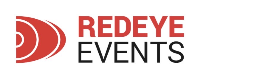 Redeye Events Logo on a White Background